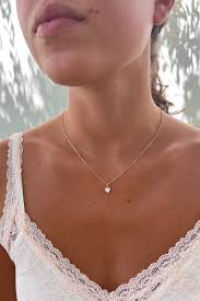 BRANDY WHITE HEART NECKLACE