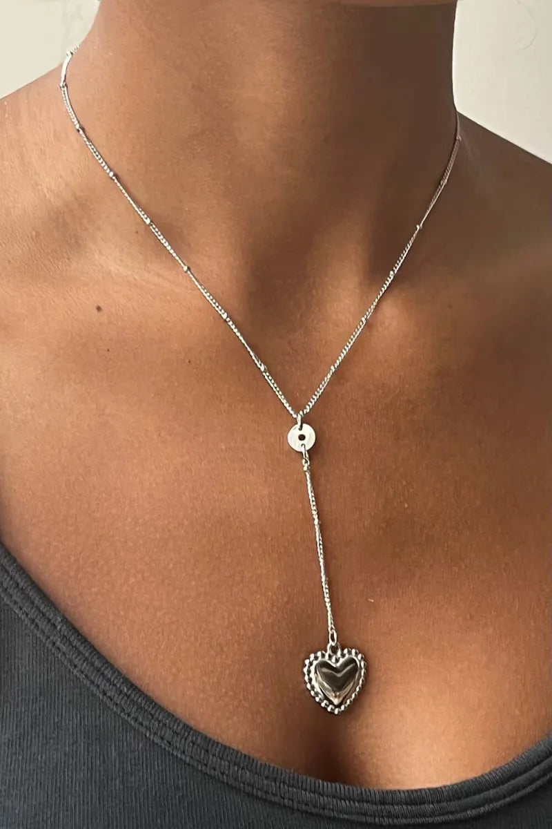 BRANDY Heart Chain Necklace