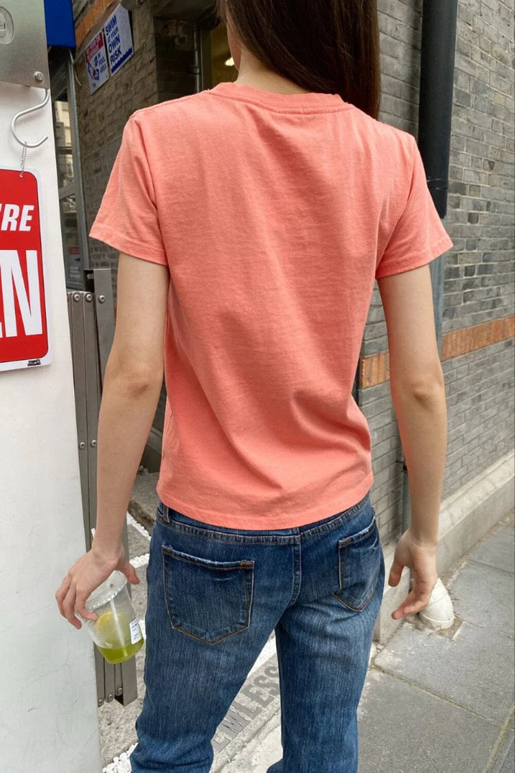 BRANDY Chloe Top- coral