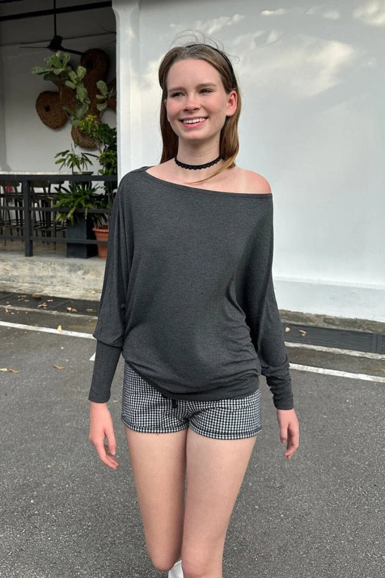 BRANDY Aina Top  -GREY