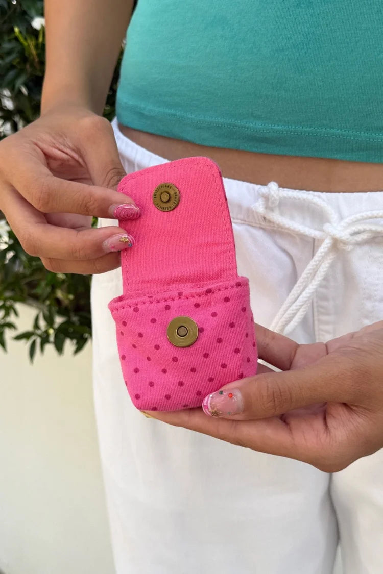 BRANDY Polka Dots Mini Bag Keychain