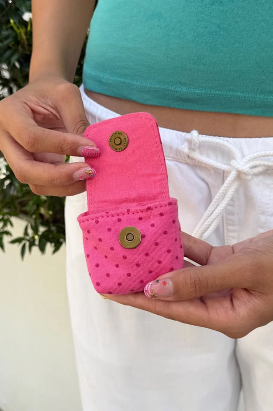 BRANDY Polka Dots Mini Bag Keychain