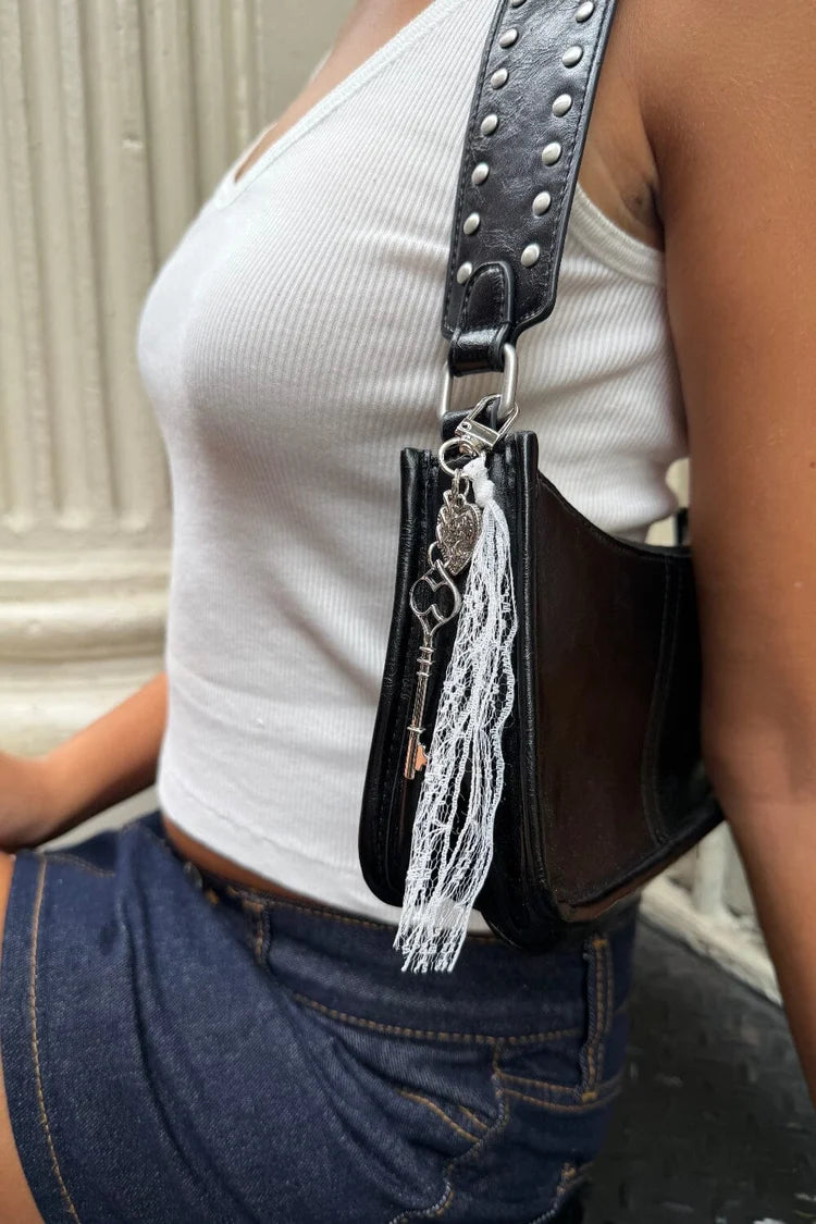 BRANDY Heart Keychain