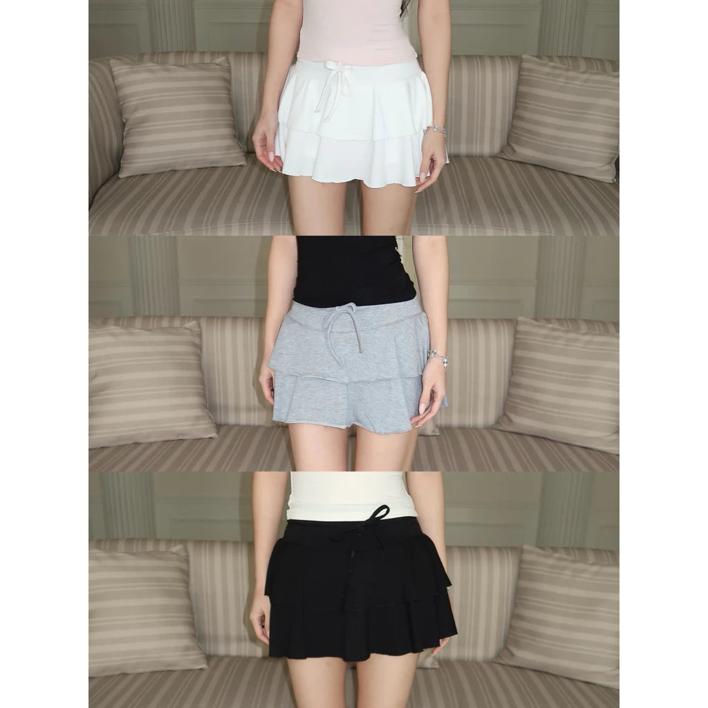 NUDETHELABEL FLARED SKORT
