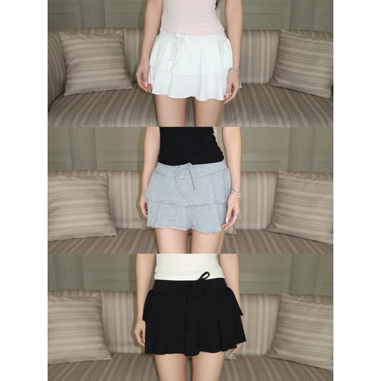 NUDETHELABEL FLARED SKORT