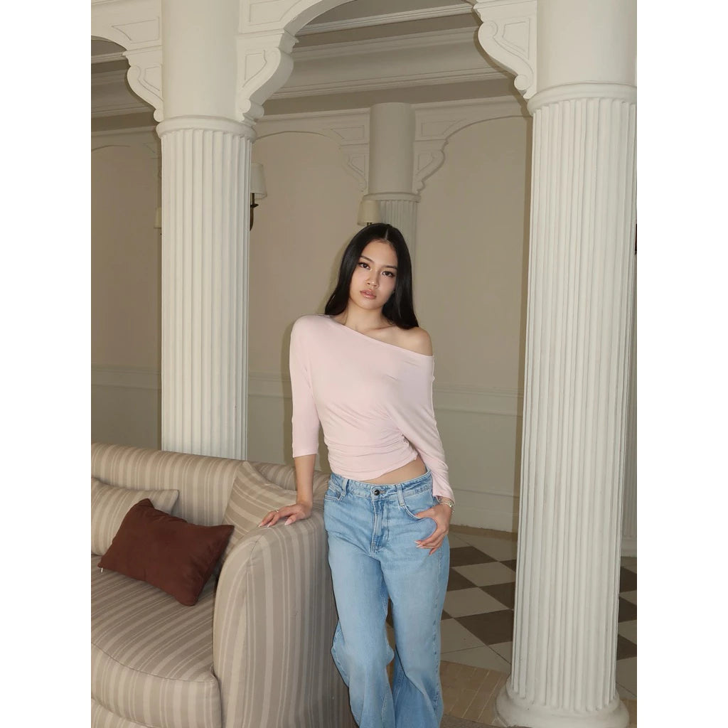 NUDETHELABEL SLOUCHY TOP