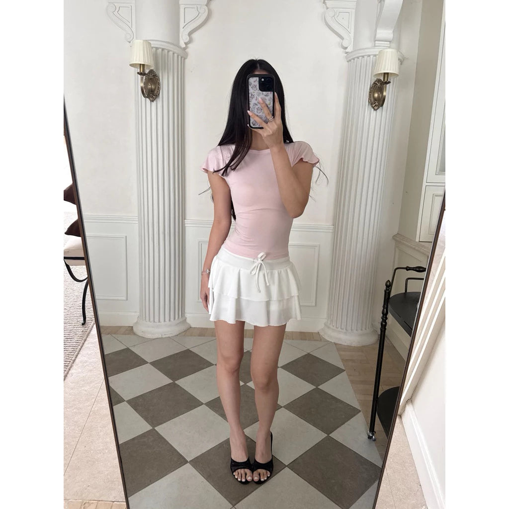 NUDETHELABEL FLARED SKORT